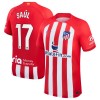 Oficiální Fotbalový Dres Atlético Madrid Saul 17 Domácí 2023-24 pro Muži